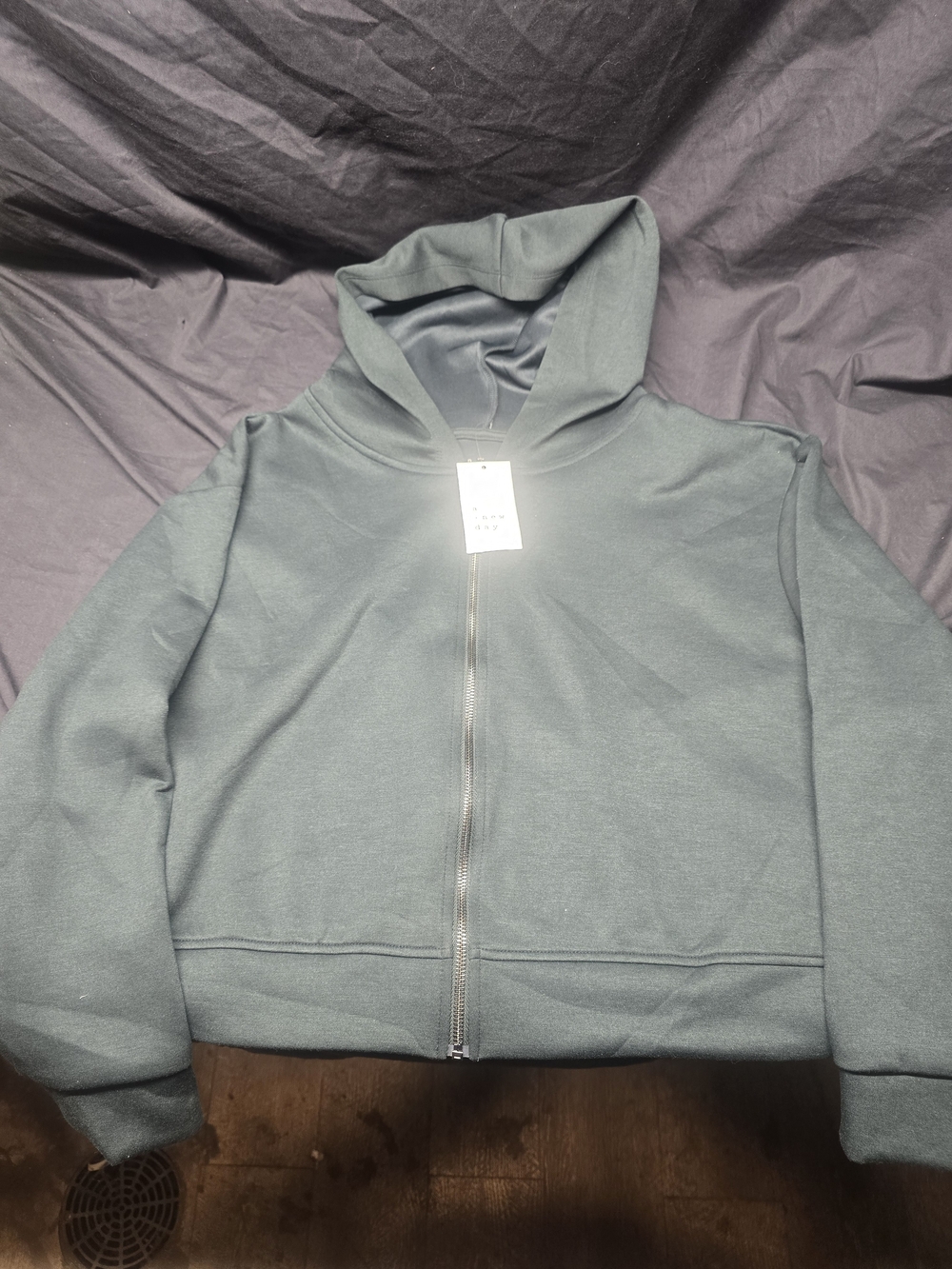 A New Day women's scuba full-zip hoodie in XXL